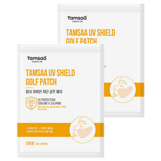 Tamsaa 高爾夫防曬貼, UV防護, 清涼鎮靜, 25g, 2包