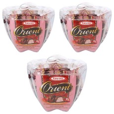 tayas 東方草莓味 可可製品 蘋果造型, 850g, 3桶