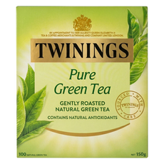 TWININGS 唐寧茶 純粹綠茶, 100包, 1盒