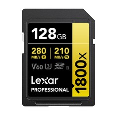Lexar 雷克沙 1800倍速 UHS-II SD卡, 128GB, 1個