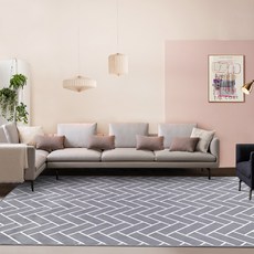 人字紋印花地毯