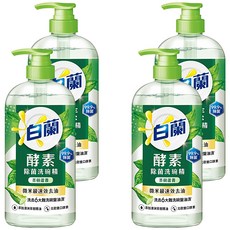白蘭 酵素除菌洗碗精 茶樹蘆薈, 1kg, 4瓶