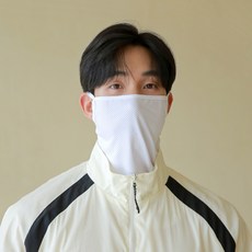 UUGOLF 氣孔防紫外線運動高爾夫口罩, 1個, 白色