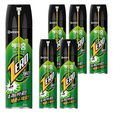 해피홈 제로 에어로솔 살충제, 500ml, 6개