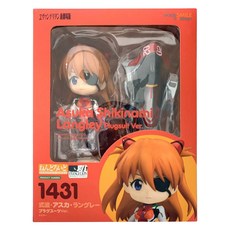 GOOD SMILE COMPANY 黏土人 新世紀福音戰士 EVA 式波 明日香 蘭格雷 作戰服版玩具 1431, 1個