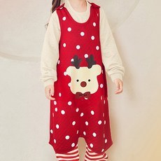 unifriend 童款圓點麋鹿睡眠背心