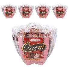 tayas 東方草莓味 可可製品 蘋果造型, 850g, 5桶