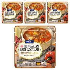 OTTOGI 不倒翁 FRESCO 匈牙利牛肉燉湯調理包, 180g, 4個