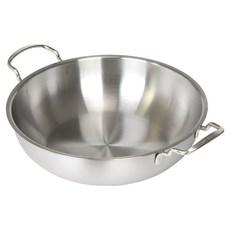 Kitchen-Art IH爐適用不鏽鋼淺湯鍋, 1個, 30cm, 銀色