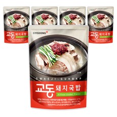 교동식품 부산식 돼지국밥, 500g, 5개