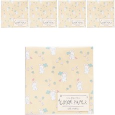 5彩色紙, 5套, 16色