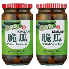 KIMLAN 金蘭 脆瓜, 396g, 2罐