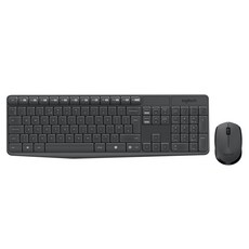 logitech 羅技 公司貨 無線鍵盤滑鼠組 鍵盤 + 滑鼠 原廠保固, MK235, 灰色