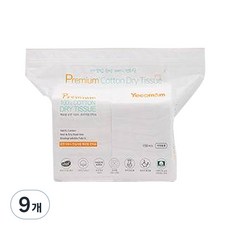 예꼬맘 시그니처 순면 아기 건티슈, 60g, 150매, 9개
