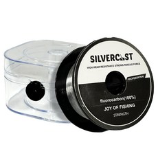 Silvercast 氟碳鋼牙線 釣魚線 100m, 1個, 透明