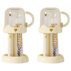 THE ZAKKA Beard 多功能支架牙刷組 均碼, 黃色的, 2組