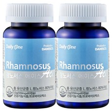 데일리원 람노서스 에이스 유산균 550mg, 60정, 2개