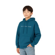 BI Junior 寬鬆連帽暖刷毛T恤