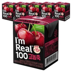 아임리얼 100 고농축 타트체리, 120ml, 6개