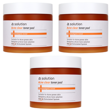 a solution Acne clear爽膚棉片, 3罐, 60片