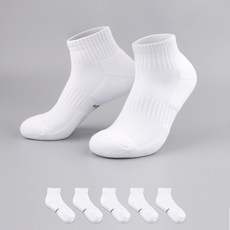 Sockpiens 男士Deofree Max氣墊夏季運動襪 除腳臭短筒襪 5雙組