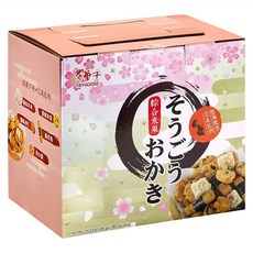 TRYGOODZ 翠菓子 綜合米果禮盒 30包, 600g, 1盒