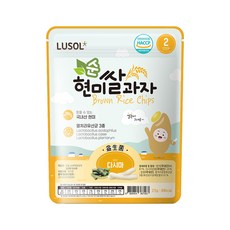 LUSOL 益生菌糙米棒 韓國純糙米製成, 海帶, 25g, 1包