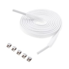 CARET 免綁按扣式金屬夾彈性鞋帶 (內含8條鞋帶 適用4雙鞋)