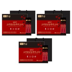 정원삼 6년근 고려홍삼 농축액 스틱 30개입 + 쇼핑백, 300g, 3세트