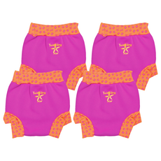 Splash About Happy Nappy 游泳尿布褲 粉色, M(6~11kg), 4件