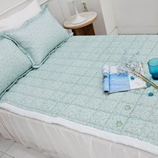 Beaumonde Maison碎花薄墊, 薄荷綠