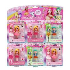 Secret Jouju 星星女神 秘密搭配頭像 3種*2入組, 辛迪，珠珠 1，珠珠 2