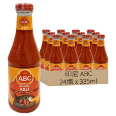 印尼 ABC SAMBAL ASLI 辣椒醬, 335ml, 24瓶