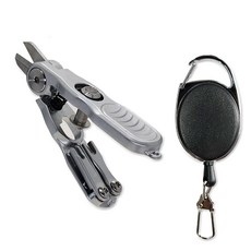 Zlenak 三合一魚線剪 + 防丟繩, 銀色, 1個