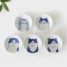 NICOTT Cutie Neko 醬碗套裝 9 cm, 1組, 混色