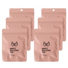 Grento 女性用矽膠胸貼 圓形 膚色 2入, 6個