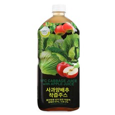 파모빗 사과 양배추 착즙 주스, 1L, 1개