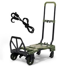 ROTICAMP 露營裝備變形折疊手推車, 卡其色, 1個