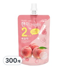 더존건강 더 조은 한끼곤약젤리 복숭아 1개입, 150g, 300개