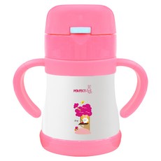 PLUS PERFECT 理想 極緻316兒童真空杯, 粉紅色, 220cc, 1個