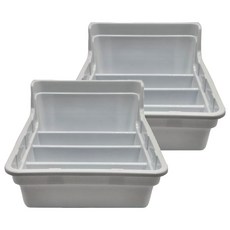 NAKAYA日本 袋裝食物等用品收納架 2個, 白色, 1組