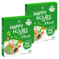 HAPPY HOURS 寶寶燉飯 青醬佐鮮蔬 Set, 2包, 10個月以上寶寶適用, 300g, 2盒