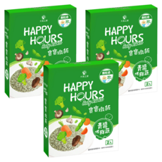 HAPPY HOURS 寶寶燉飯 青醬佐鮮蔬 Set, 2包, 10個月以上寶寶適用, 300g, 3盒