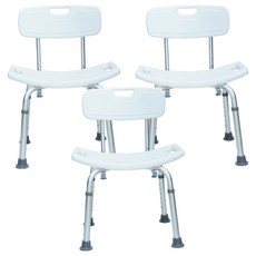 등받이 노인 목욕의자, 혼합색상, 3개