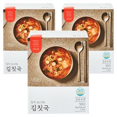 Yechanwon 韓式泡菜即食沖泡湯塊 5包入, 50g, 3盒