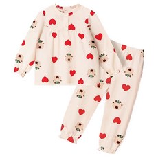 unifriend 魯道夫蜜桃絨九分睡衣上下套裝