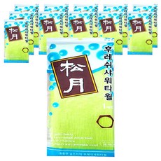 Songwol 松月 清新沐浴巾, 淺綠色, 12個, 1入