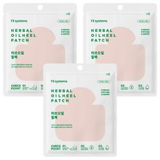 F3 草本精油足跟膜 足跟貼, 4入, 3個