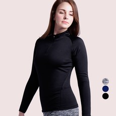 아르메데스 여성용 기능성 터틀넥 집업 긴팔 기모 상의 AR-Z41