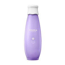 FRUDIA 望莓止渴藍莓補水調理露 195ml 含藍莓冷壓萃取、水果籽油 瞬效補水 適合乾燥及油水分泌不均的肌膚, 1瓶